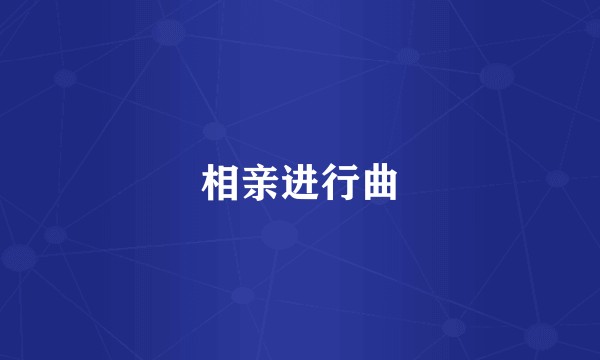 相亲进行曲