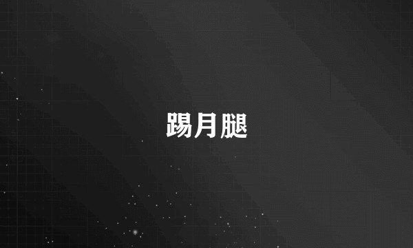 踢月腿