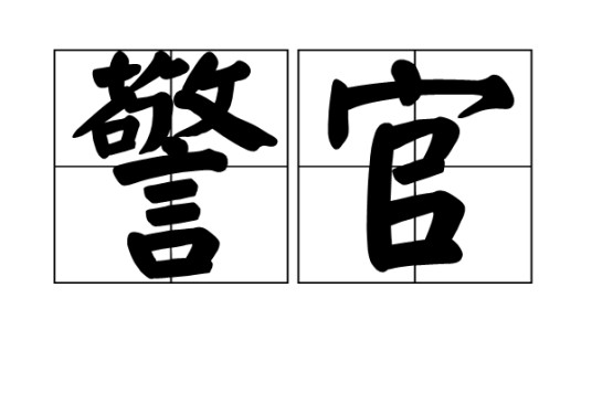 警官（警察中的官员）