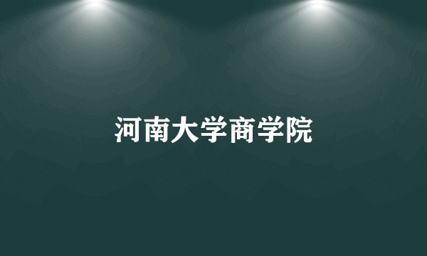 河南大学商学院