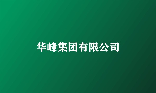 华峰集团有限公司