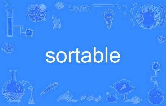 sortable