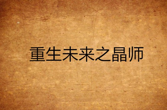 重生未来之晶师
