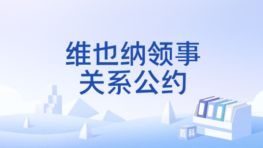维也纳领事关系公约