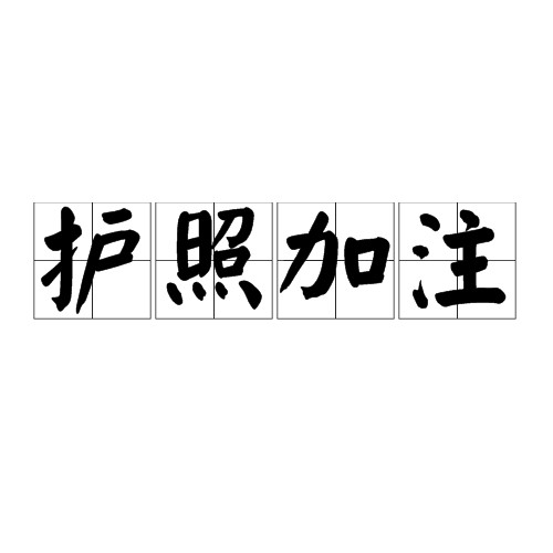 护照加注