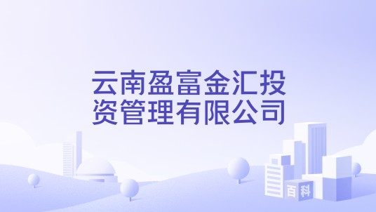 云南盈富金汇投资管理有限公司