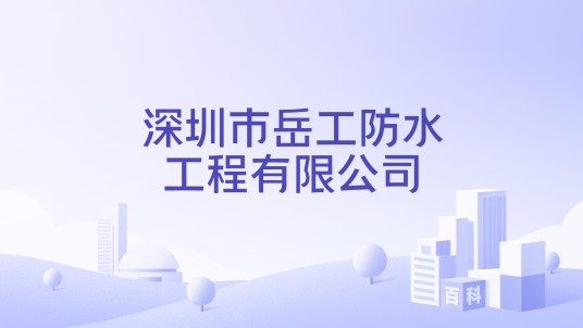 深圳市岳工防水工程有限公司