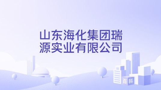 山东海化集团瑞源实业有限公司