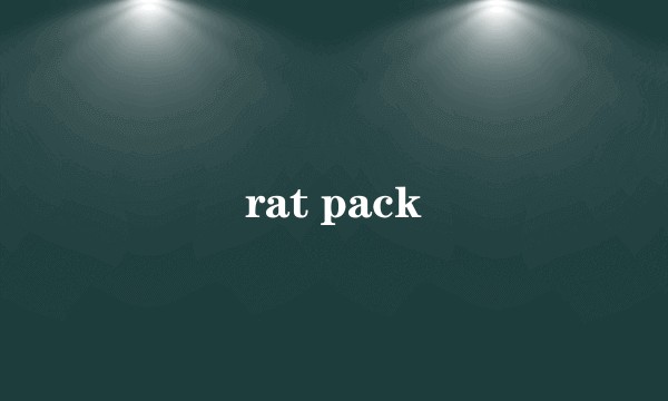 rat pack