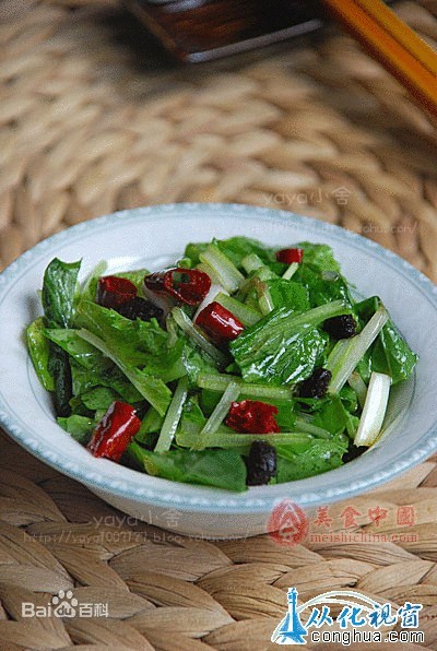 凉拌小白菜