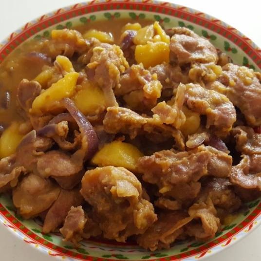 鸡胗炖土豆