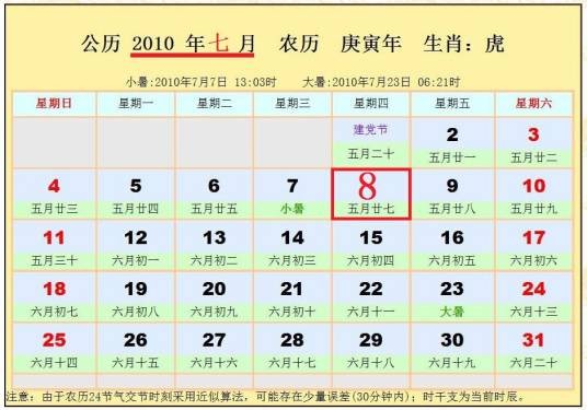 7月8日