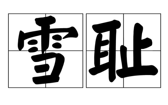 雪耻（汉语词语）