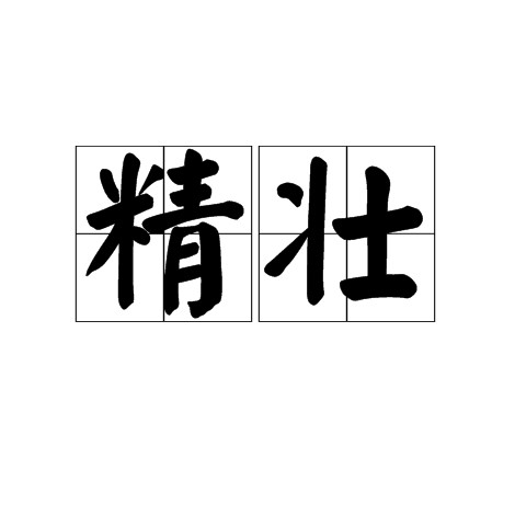 精壮