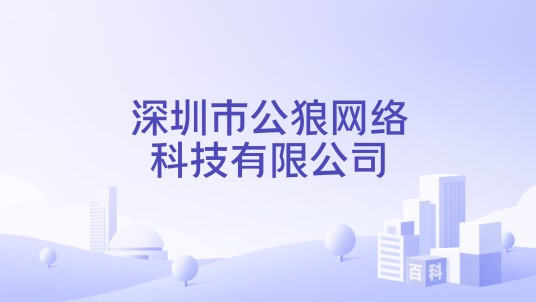 深圳市公狼网络科技有限公司