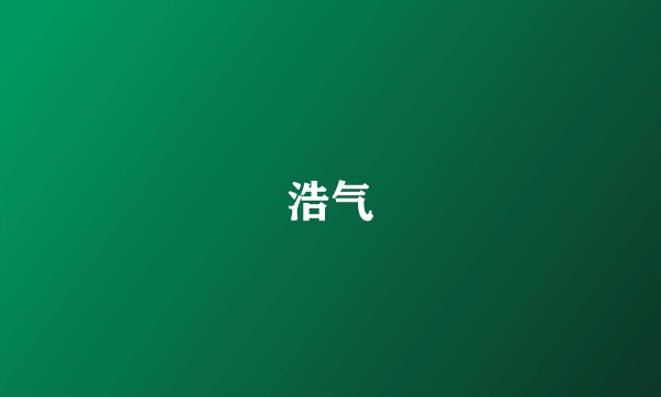 浩气