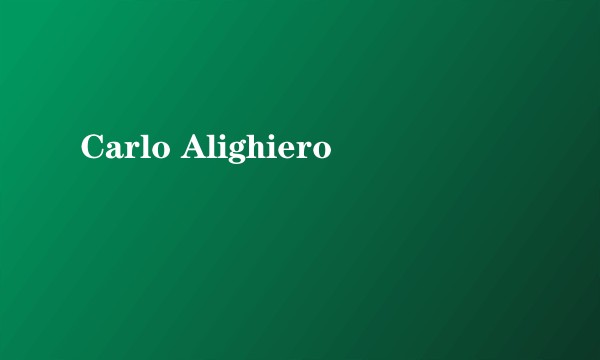 Carlo Alighiero