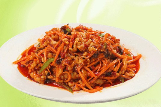 鱼香鸡丝