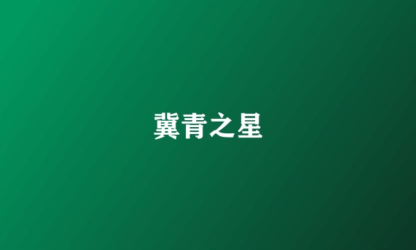 冀青之星