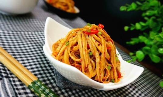 凉拌手撕杏鲍菇