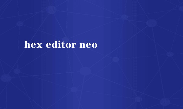 hex editor neo