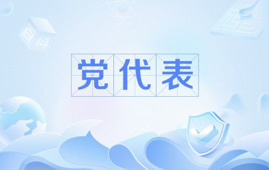 党代表