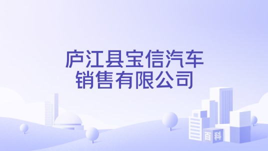 庐江县宝信汽车销售有限公司
