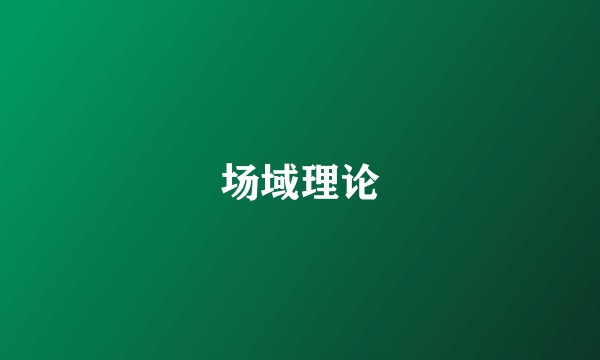 场域理论
