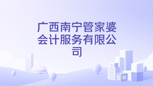 广西南宁管家婆会计服务有限公司