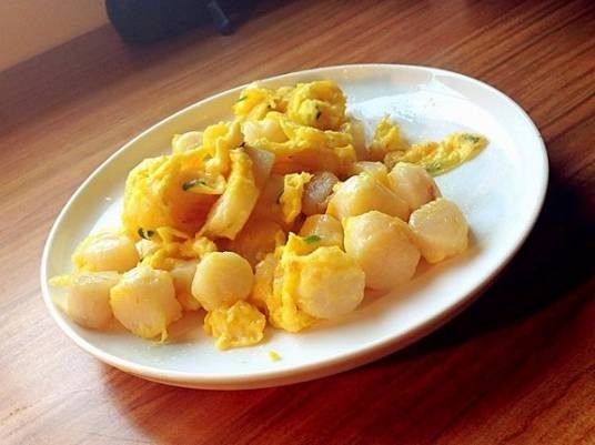 鲜贝炒蛋