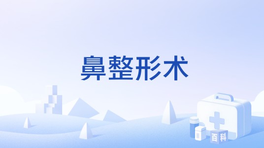 鼻整形术（手术）