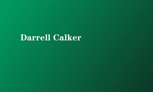Darrell Calker