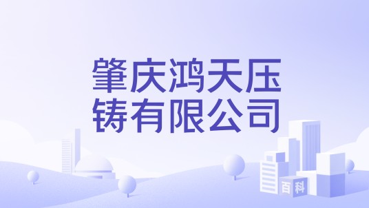 肇庆鸿天压铸有限公司