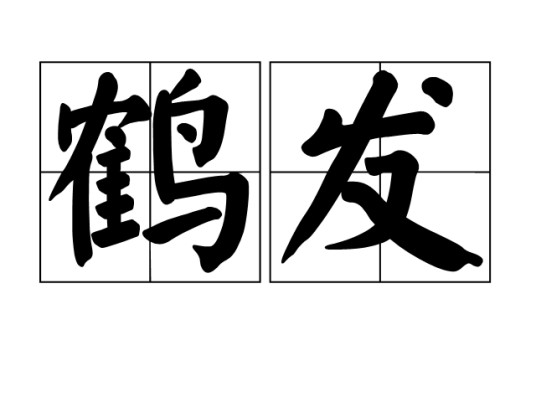鹤发