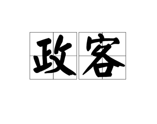 政客（搞政治投机、玩弄政治权术的人）