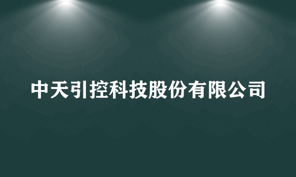中天引控科技股份有限公司
