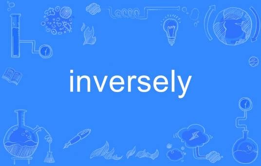 inversely