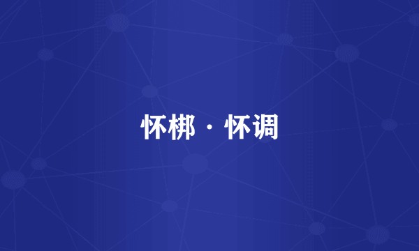 怀梆·怀调