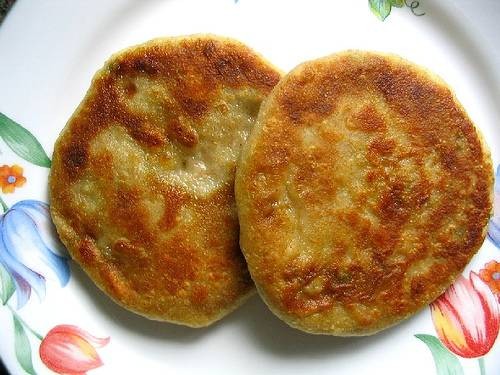 葱肉饼