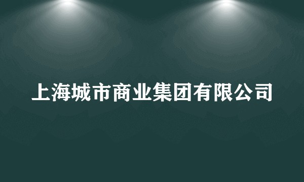 上海城市商业集团有限公司