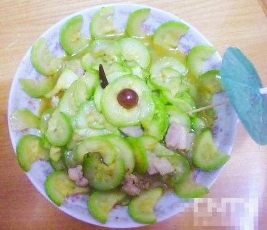 西葫芦炒肉