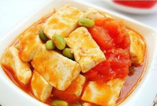 番茄烧豆腐