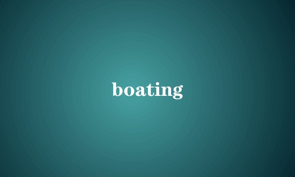 boating