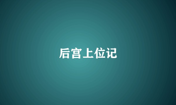 后宫上位记