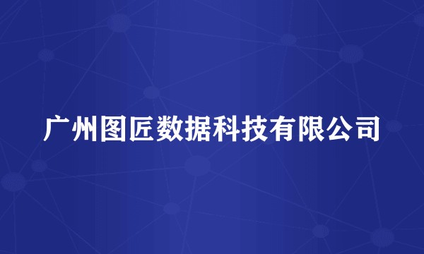 广州图匠数据科技有限公司