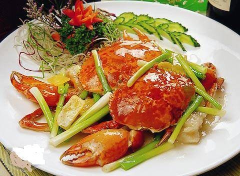 姜葱焗肉蟹