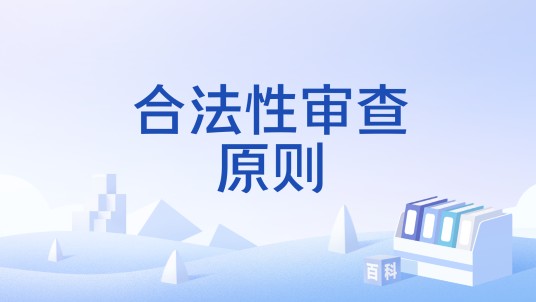 合法性审查原则