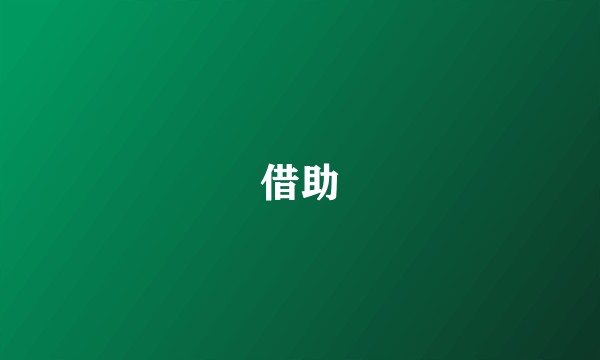 借助