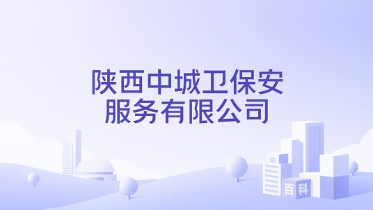 陕西中城卫保安服务有限公司