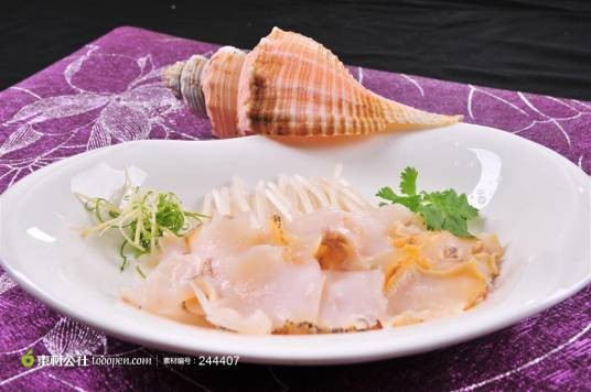 白灼响螺片